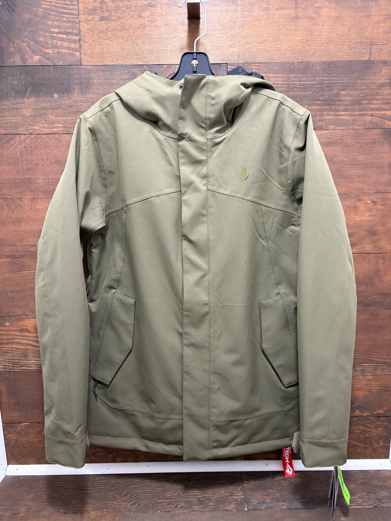 Olive Green Woman’s Hooded Shell Jacket